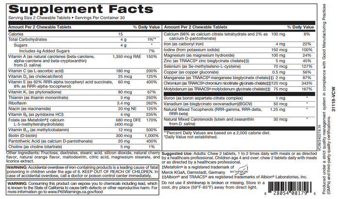 TLC Physician's Multivitamin (Chewable)