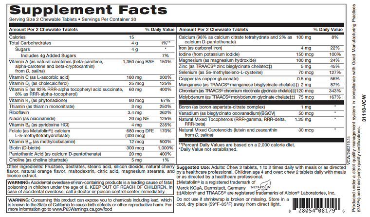 TLC Physician's Multivitamin (Chewable)