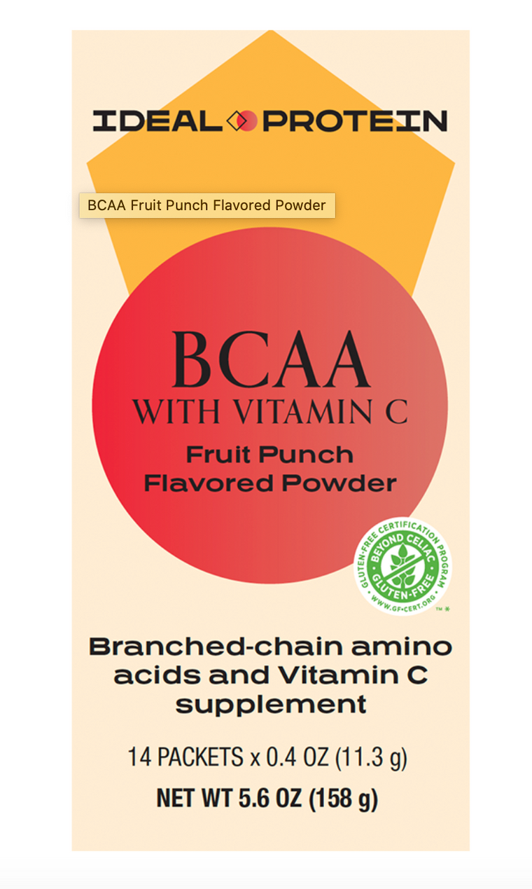 IP - Supplement, BCAA (Branched Chain Amino Acids) Fruit Punch Powder